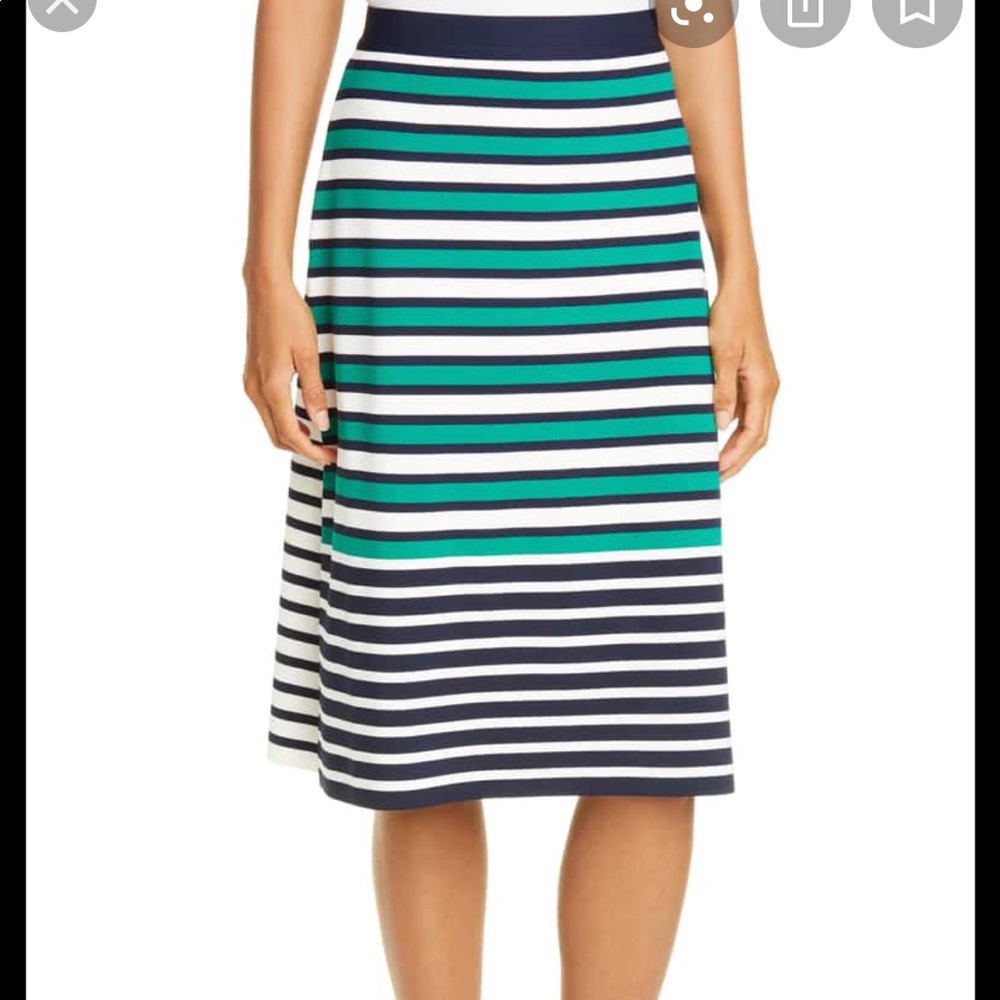 Tory Sport tech knit Breton Skirt - TORY BURCH